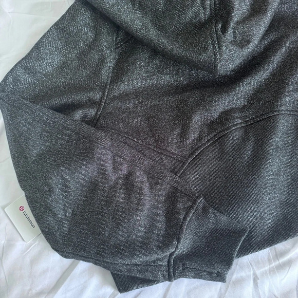 ๐๐ค Lululemon Scuba Oversized Half-Zip Hoodie * Spark Black Silver - Picture 9 of 12